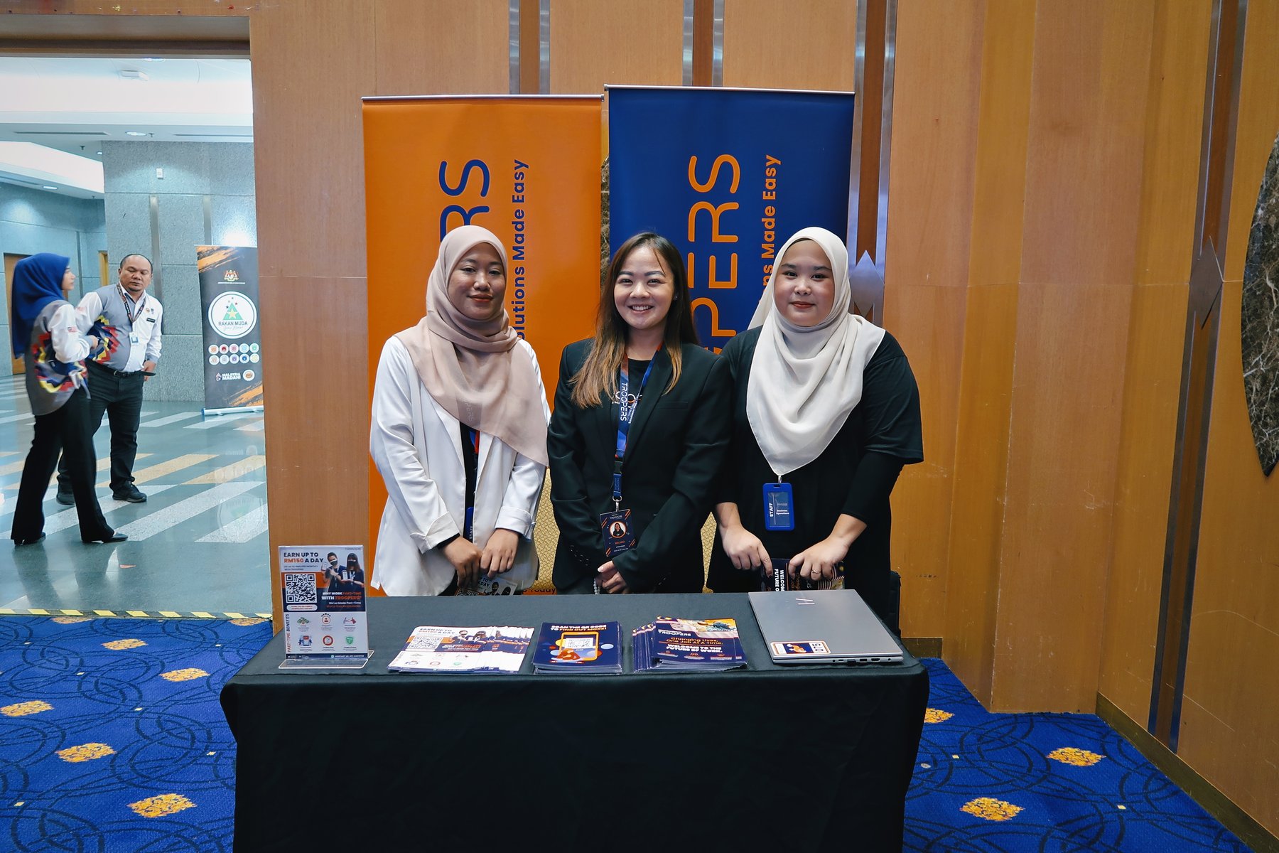 TROOPERS Talent handling logistics at a KBS-affiliated event