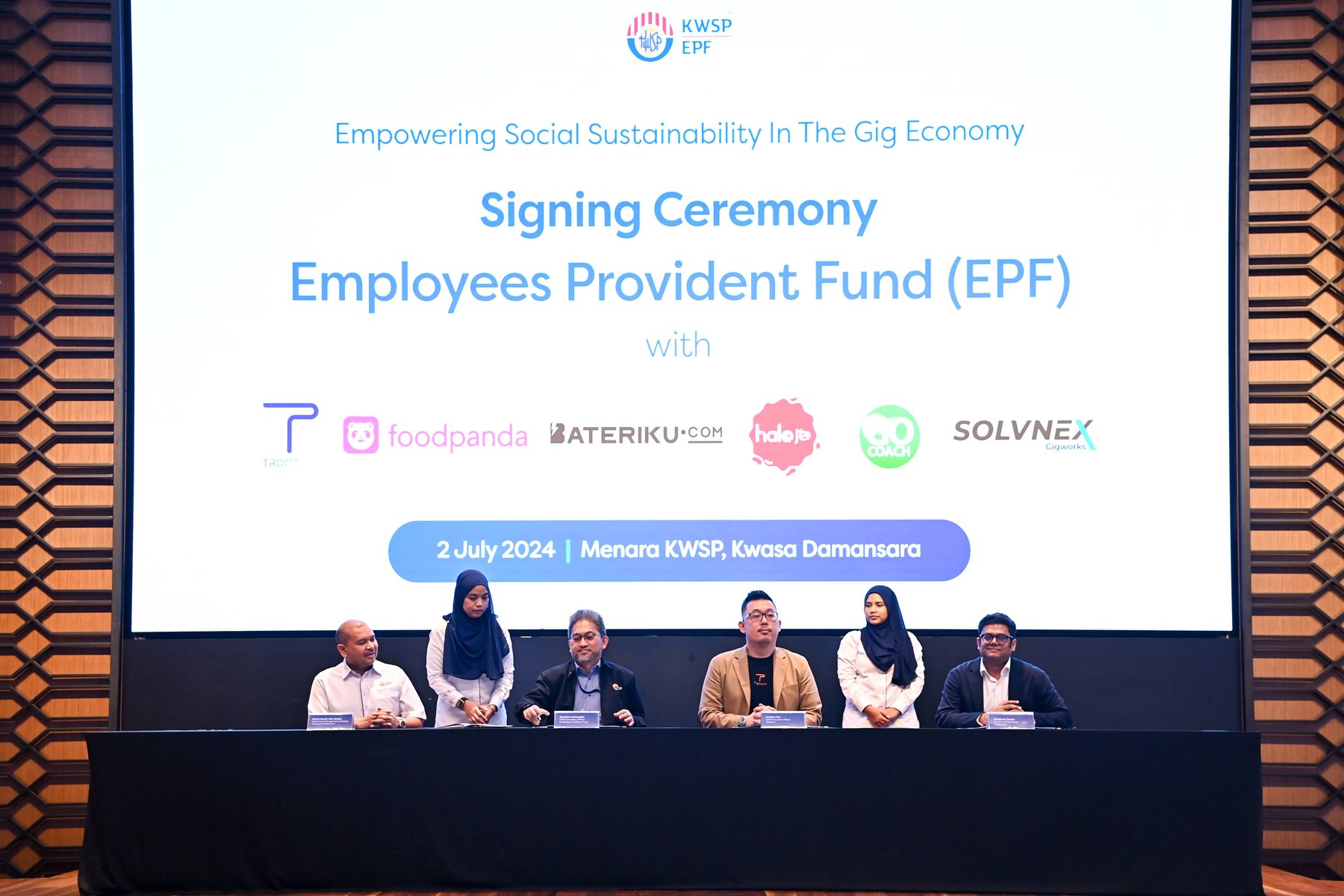KWSP EPF and TROOPERS MoU signing ceremony